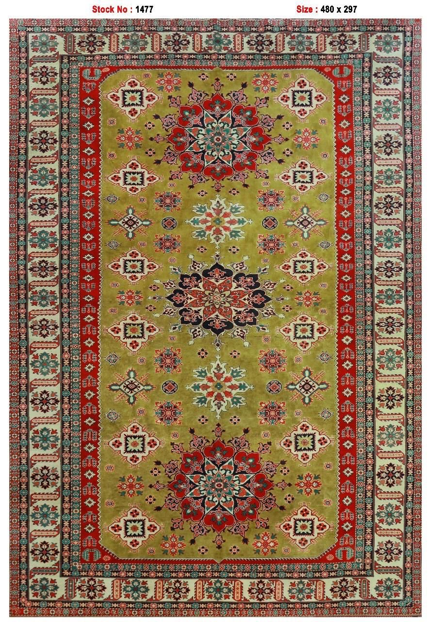 Afghan Handmade Rug Stock – 480 X 297 Cm– 10 X 16 FT. OUT OF STOCK