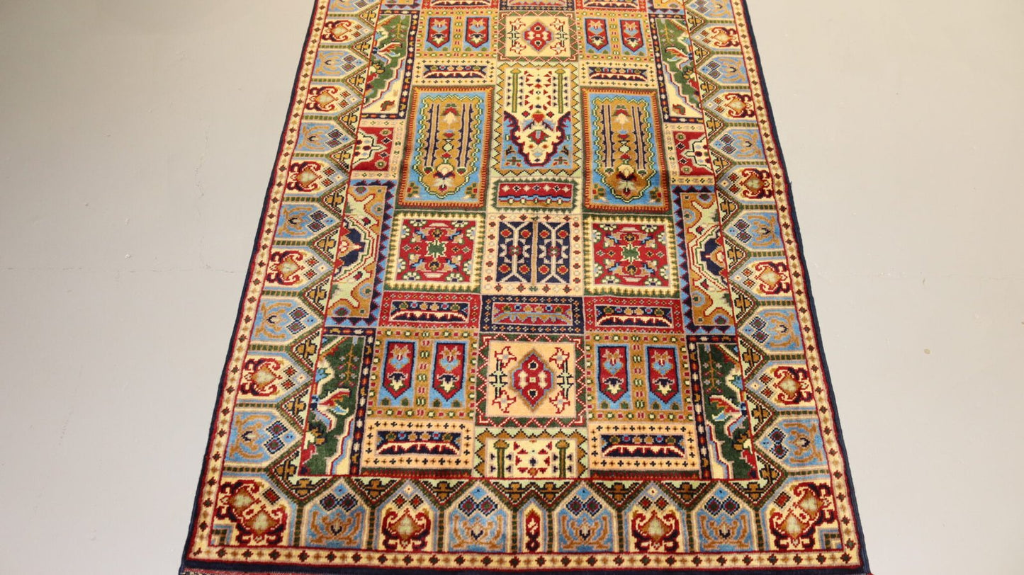 Afghan Handmade Rug-Size-298X93Cm-9.7×3.1 Ft.