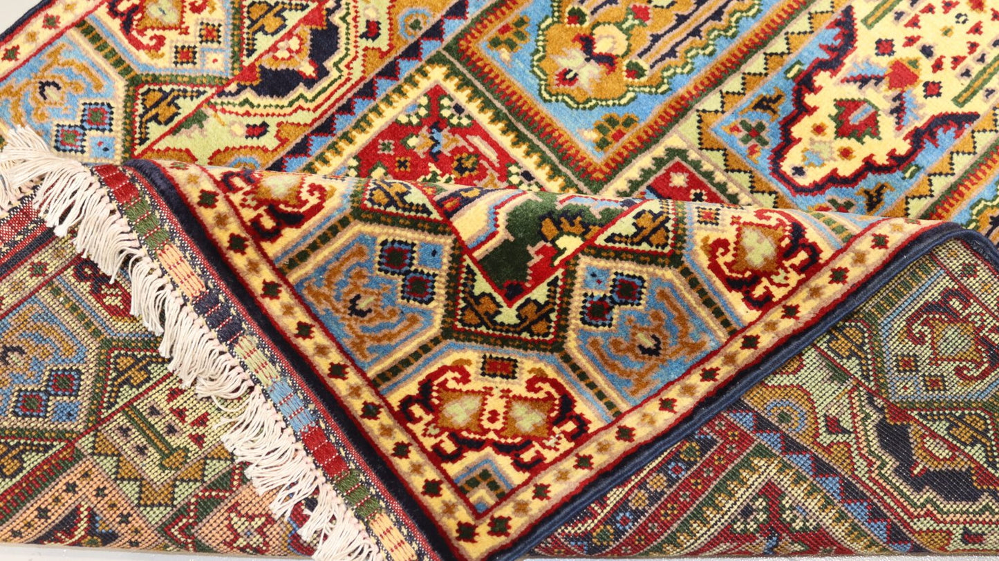 Afghan Handmade Rug-Size-298X93Cm-9.7×3.1 Ft.