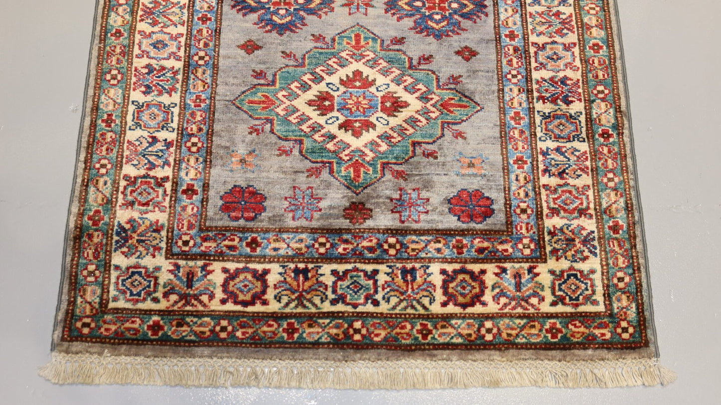 Afghan Handmade Rug-Size- 290×82 Cm-9.5×2.6 Ft. 