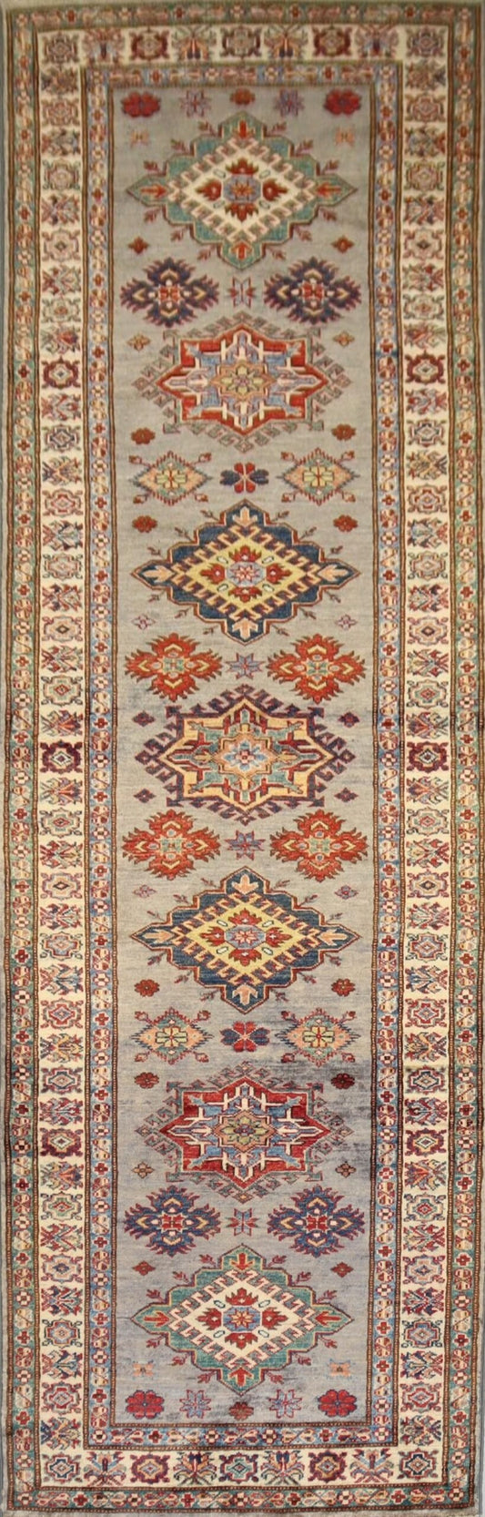 Afghan Handmade Rug-Size- 290×82 Cm-9.5×2.6 Ft. 