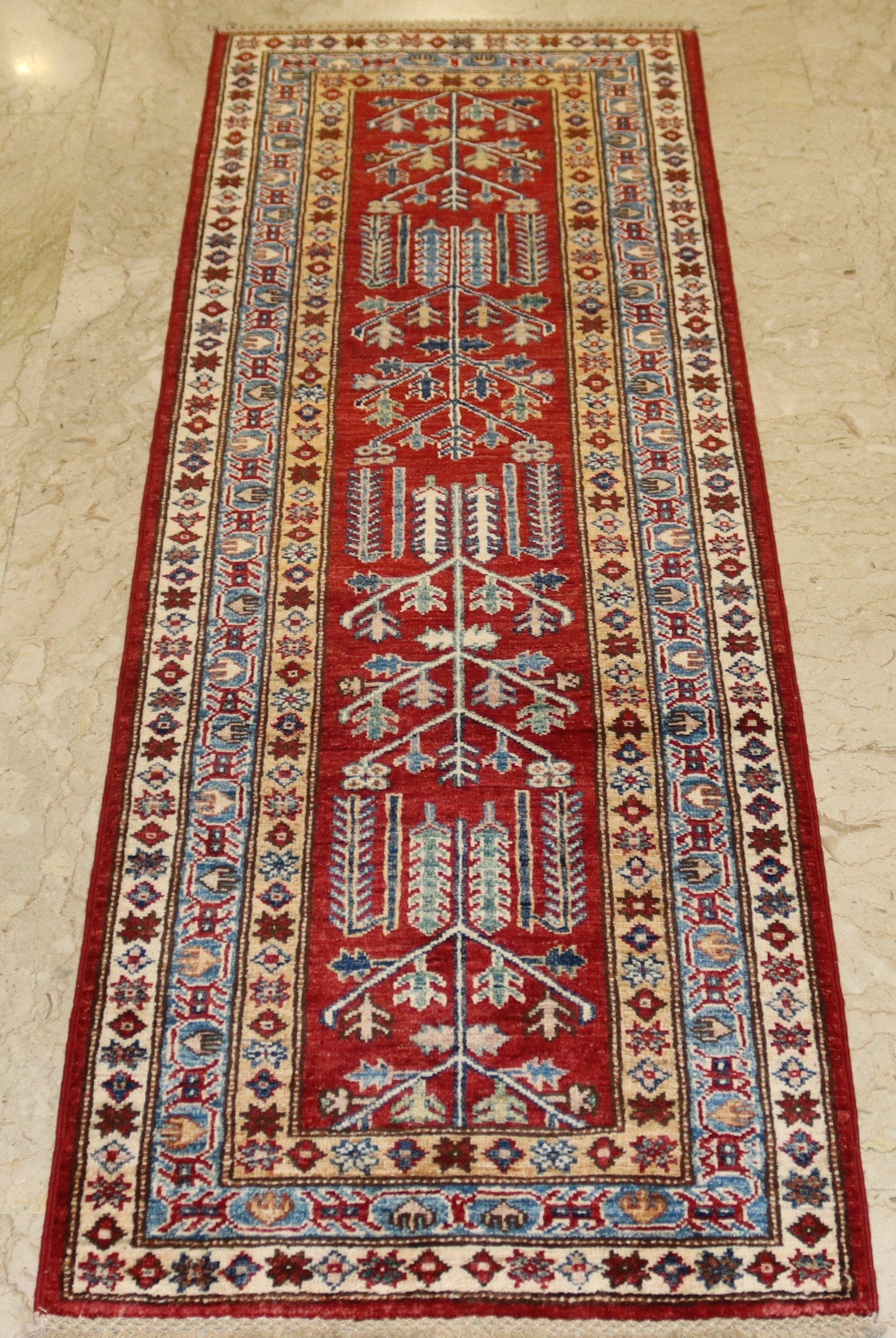 Afghan Handmade Rug-Size-183X63-Cm–6.0X2.0 Ft. OUT OF STOCK