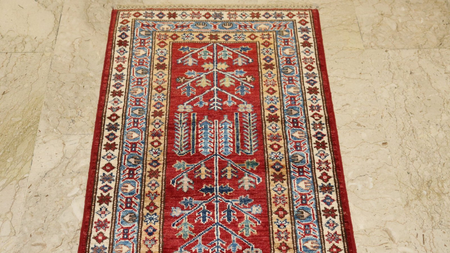 Afghan Handmade Rug-Size-183X63-Cm–6.0X2.0 Ft. OUT OF STOCK