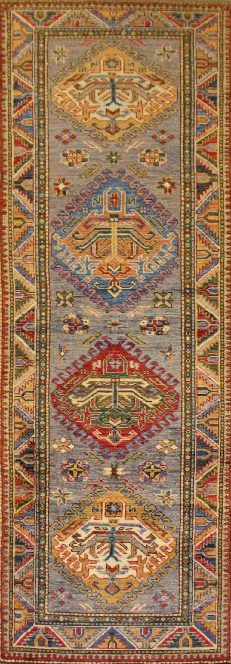 Afghan Handmade Rug -Size- 217X73Cm7.1×2.3 Ft.OUT OF STOCK