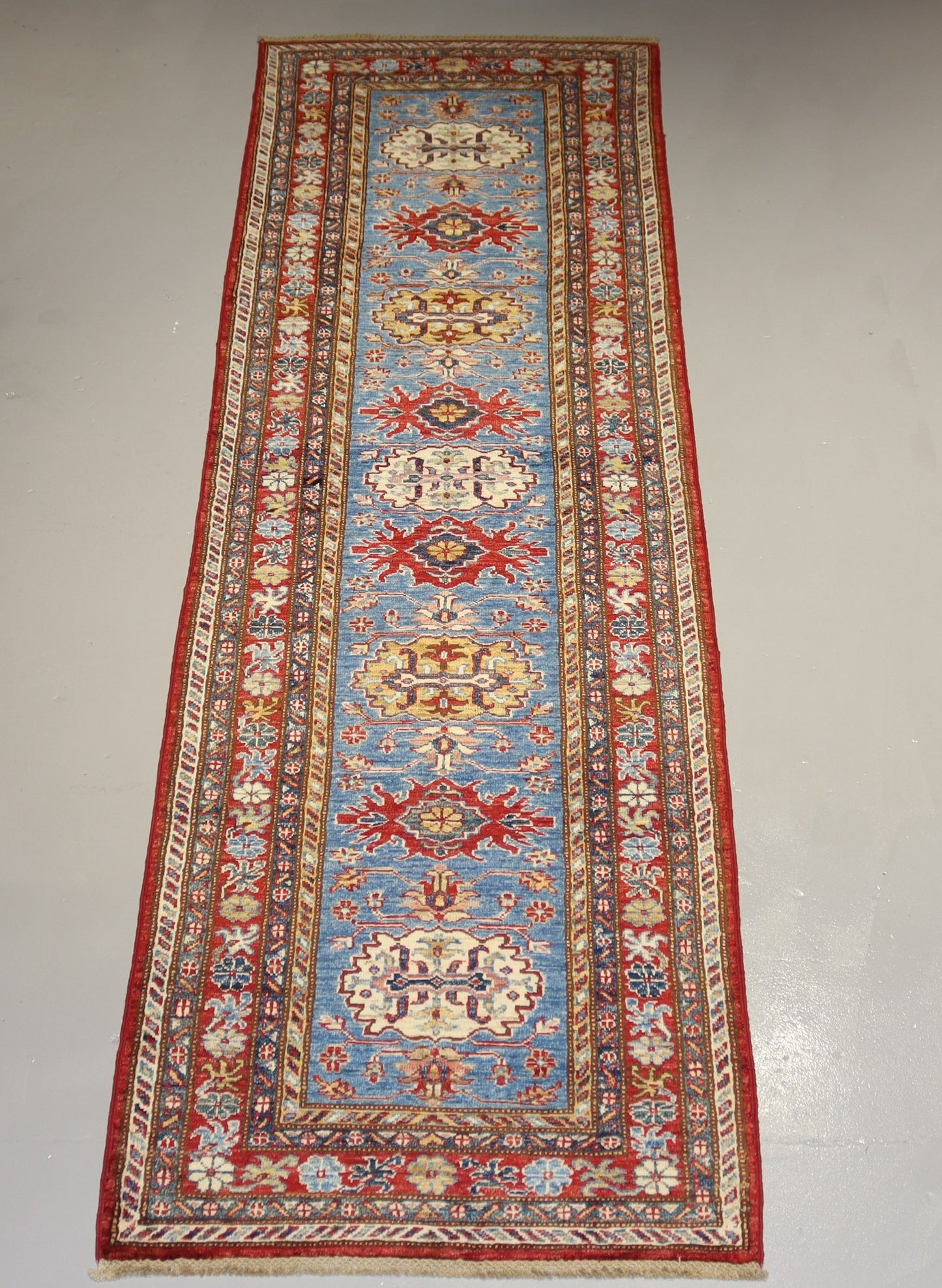 Afghan Handmade Rug-Size- 297X83 Cm-9.7×2.7 Ft. OUT OF STOCK