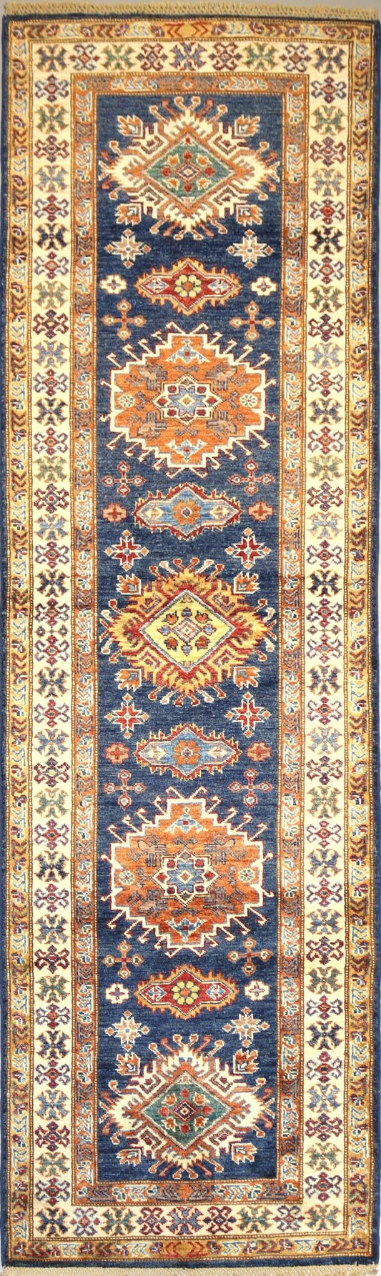 Afghan Handmade Rug -Size-281X85 Cm-9.2×2.7 Ft.