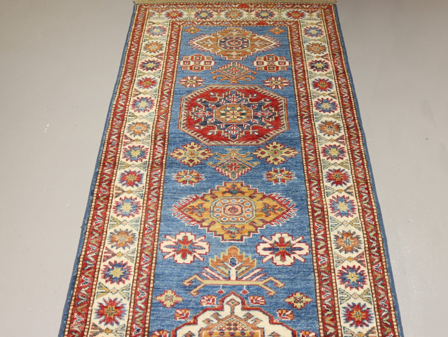 Afghan Handmade Rug-Size- 305X85Cm-10×2.7 Ft.