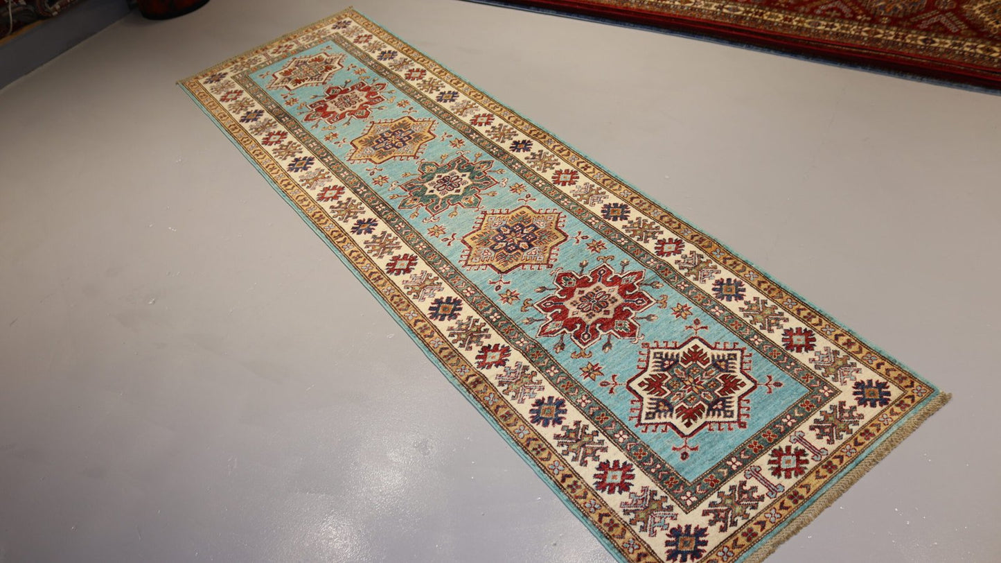 Afghan Handmade Rug -Size- 307X82Cm-9.94×2.7 Ft.OUT OF STOCK