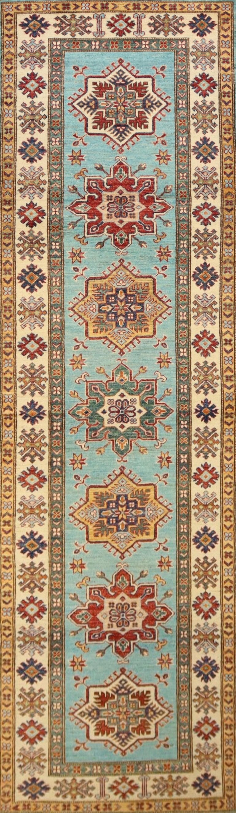 Afghan Handmade Rug -Size- 307X82Cm-9.94×2.7 Ft.OUT OF STOCK