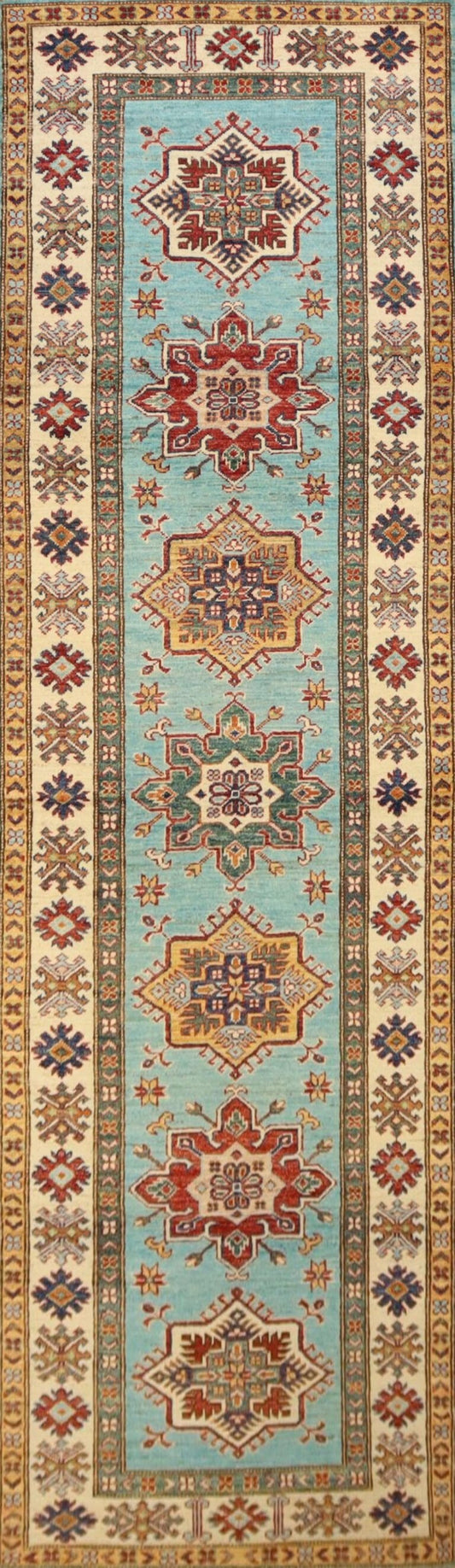 Afghan Handmade Rug -Size- 307X82Cm-9.94×2.7 Ft.OUT OF STOCK