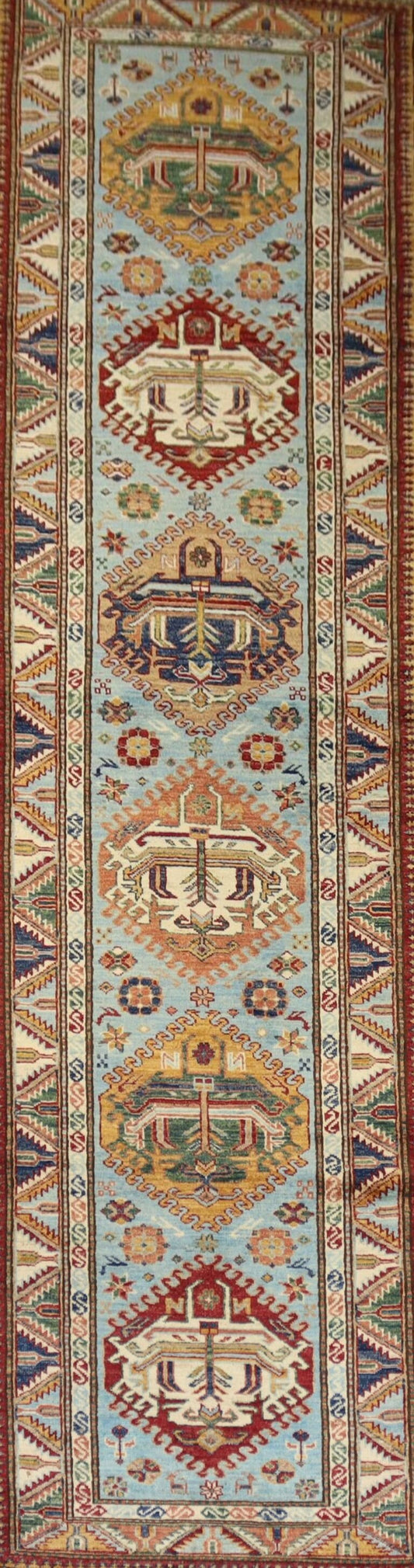 Afghan Handmade Rug -Size- 320x84Cm-10.4×2.7 Ft.