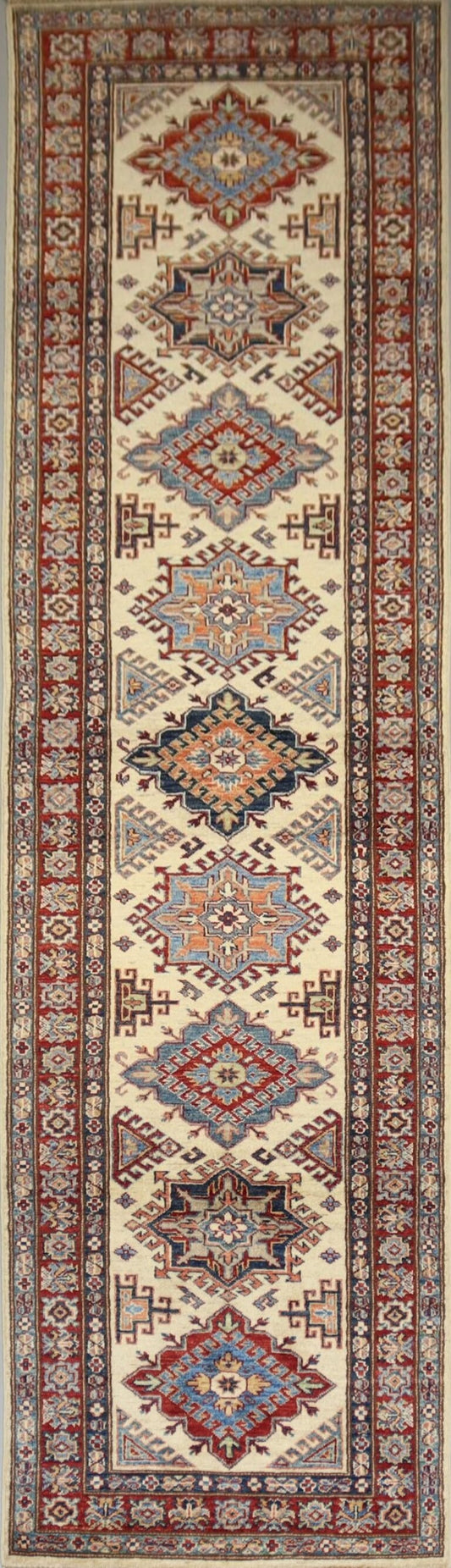 Afghan Handmade Rug -Size- 322×85 Cm-10.6×2.7 Ft. 