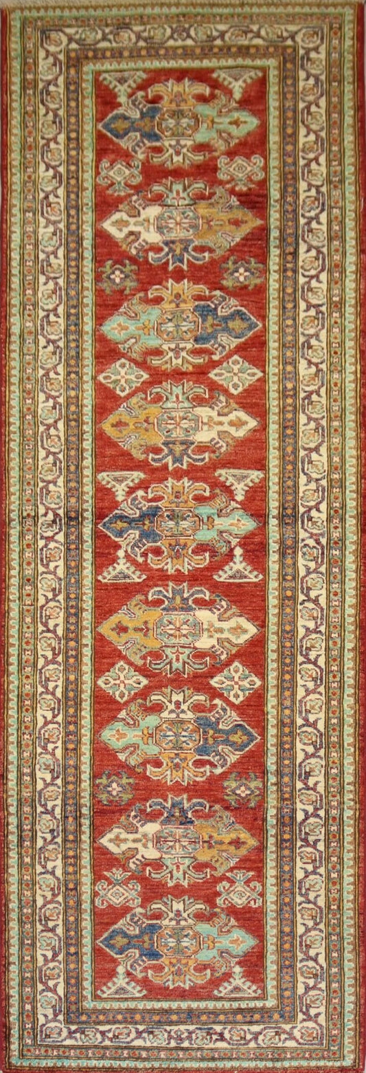 Afghan Handmade Rug-Size- 278×81 Cm-10.54×2.7 Ft.