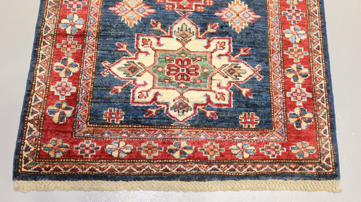 Afghan Handmade Rug -Size- 298X81 Cm-9.7×2.6 Ft. 