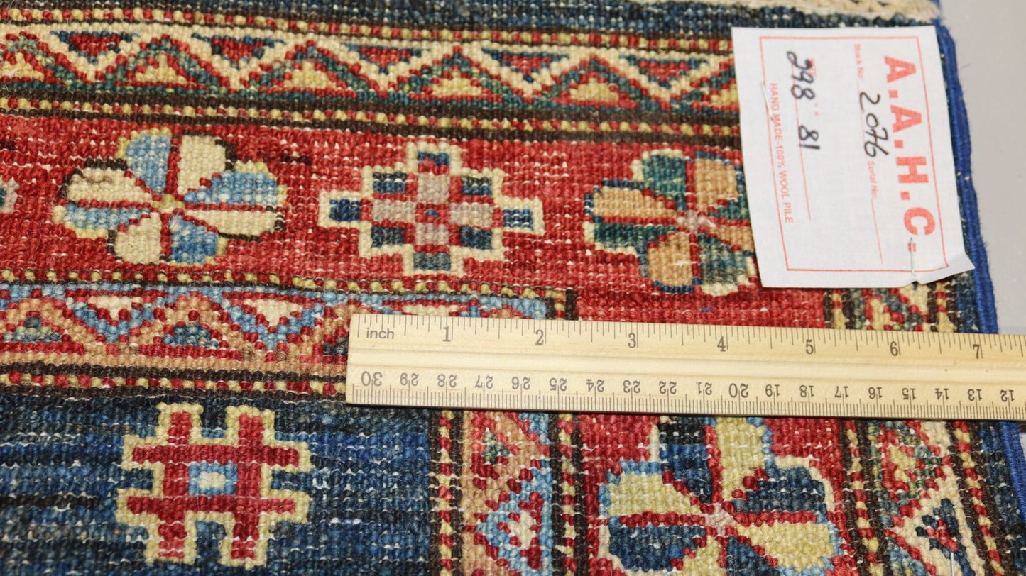 Afghan Handmade Rug -Size- 298X81 Cm-9.7×2.6 Ft. 