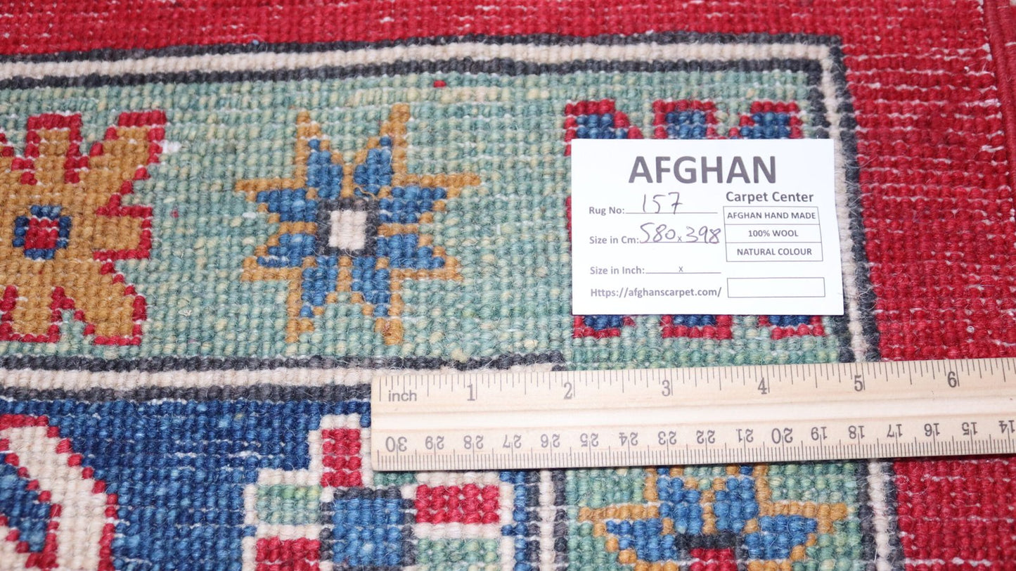 Afghan Handmade Rug -Stock -Size-580 X 398-Cm-19.0×13.0 FT.