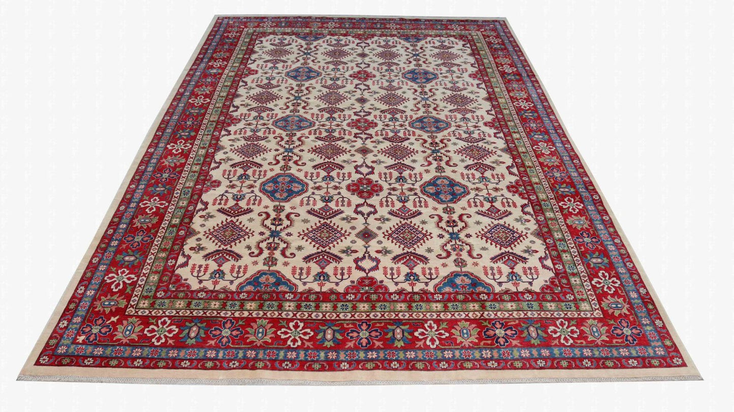 Afghan Handmade Rug -Stock-Size-588 X 398-Cm-19.2×13.0 FT.