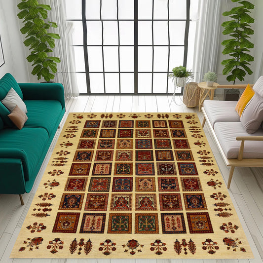 Handmade Rug -8.3×6.2Ft.