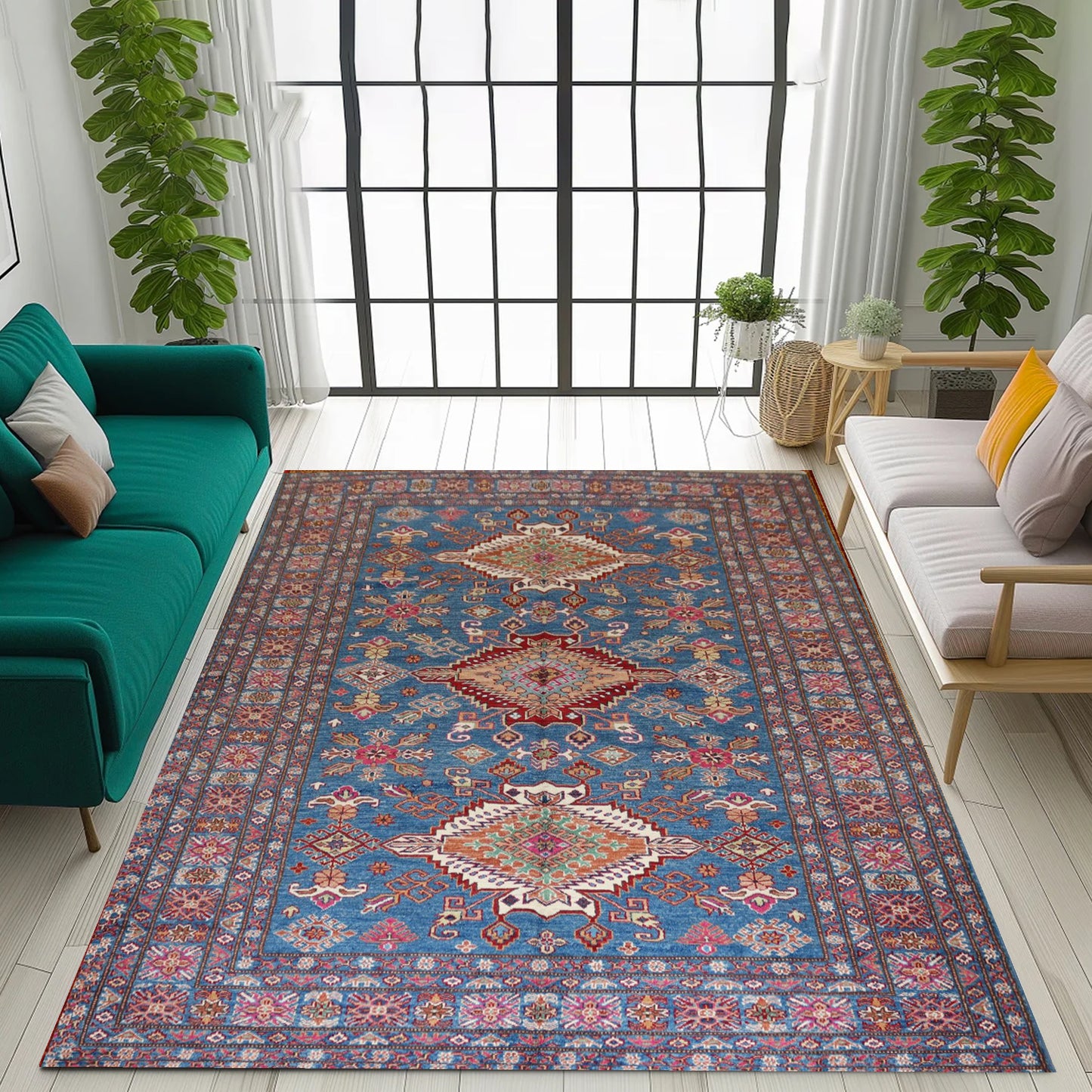 Handmade Rug - 9.1×5.8FT