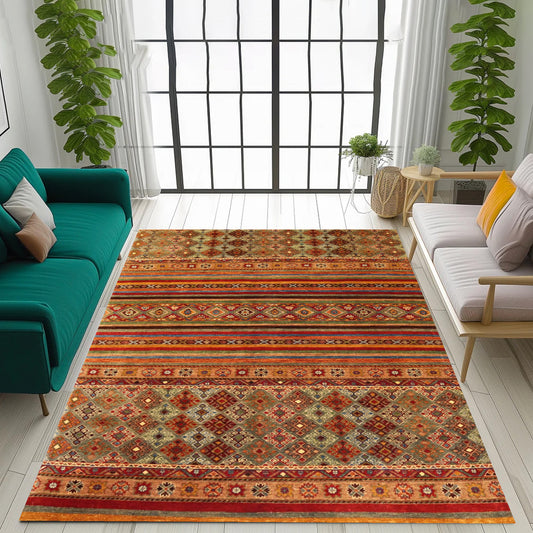 Afghan Rug -8.1×5.5Ft.