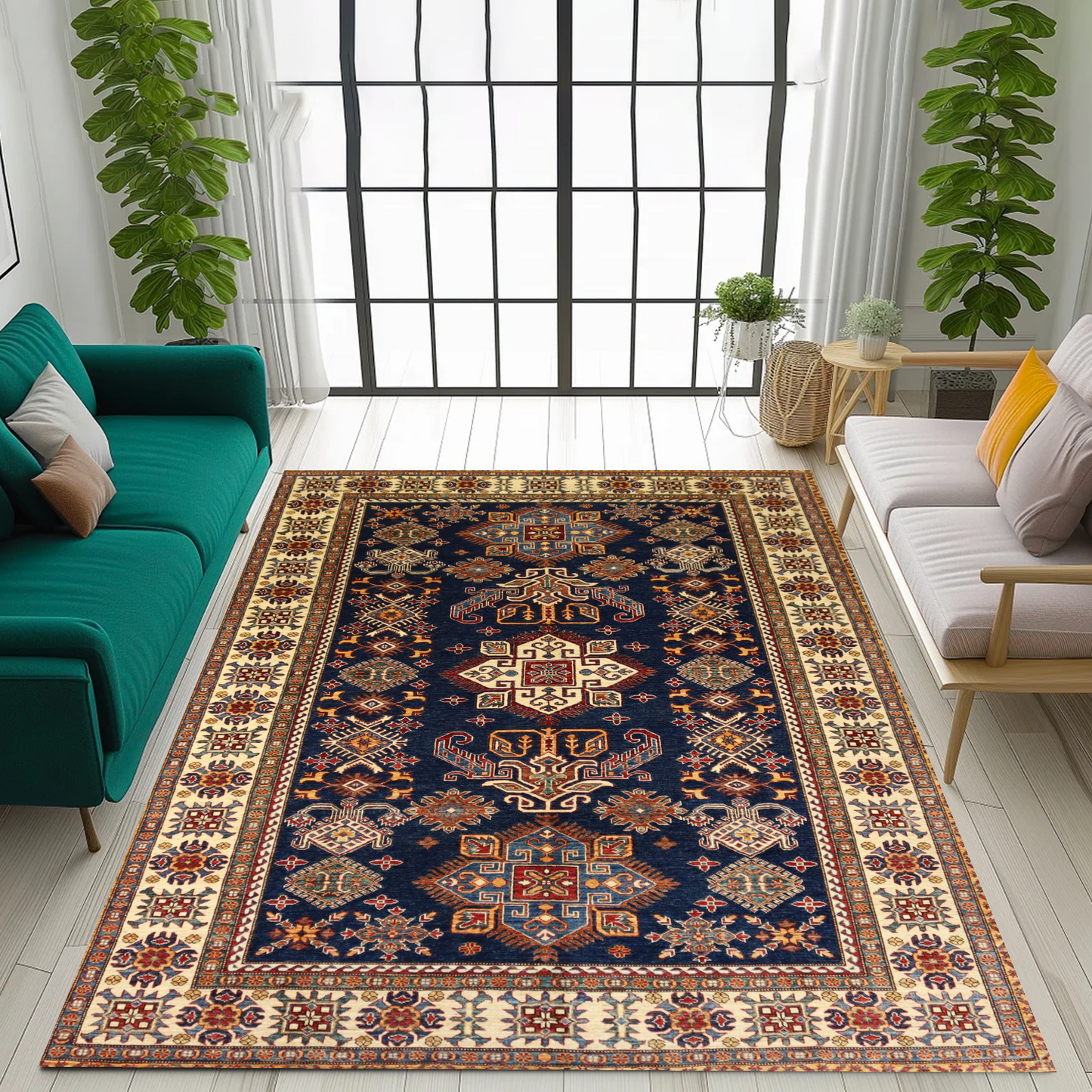 Afghan Rug - 9.9×6.8Ft.