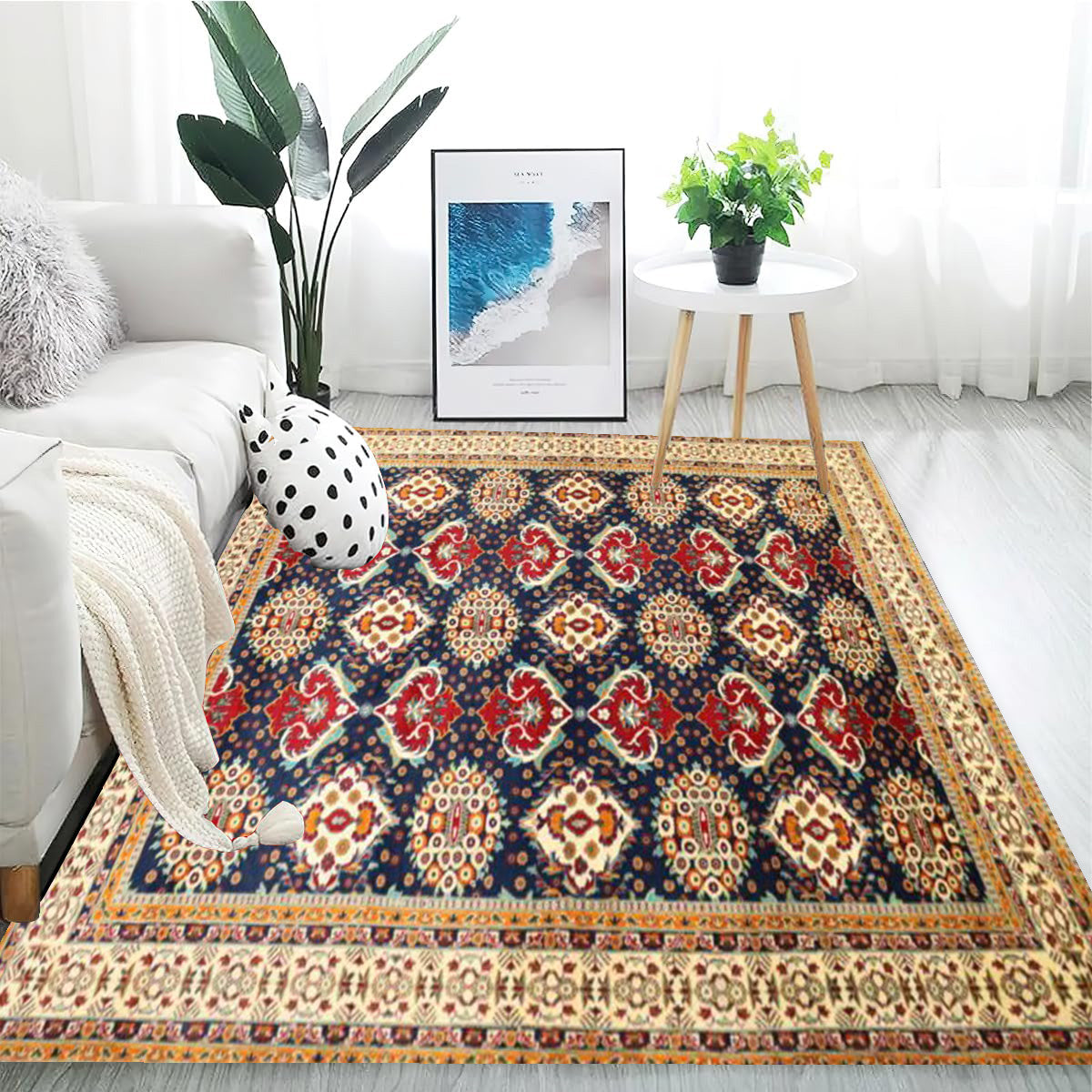 Afghan Tribal Rug - 11.8×8.1Ft.