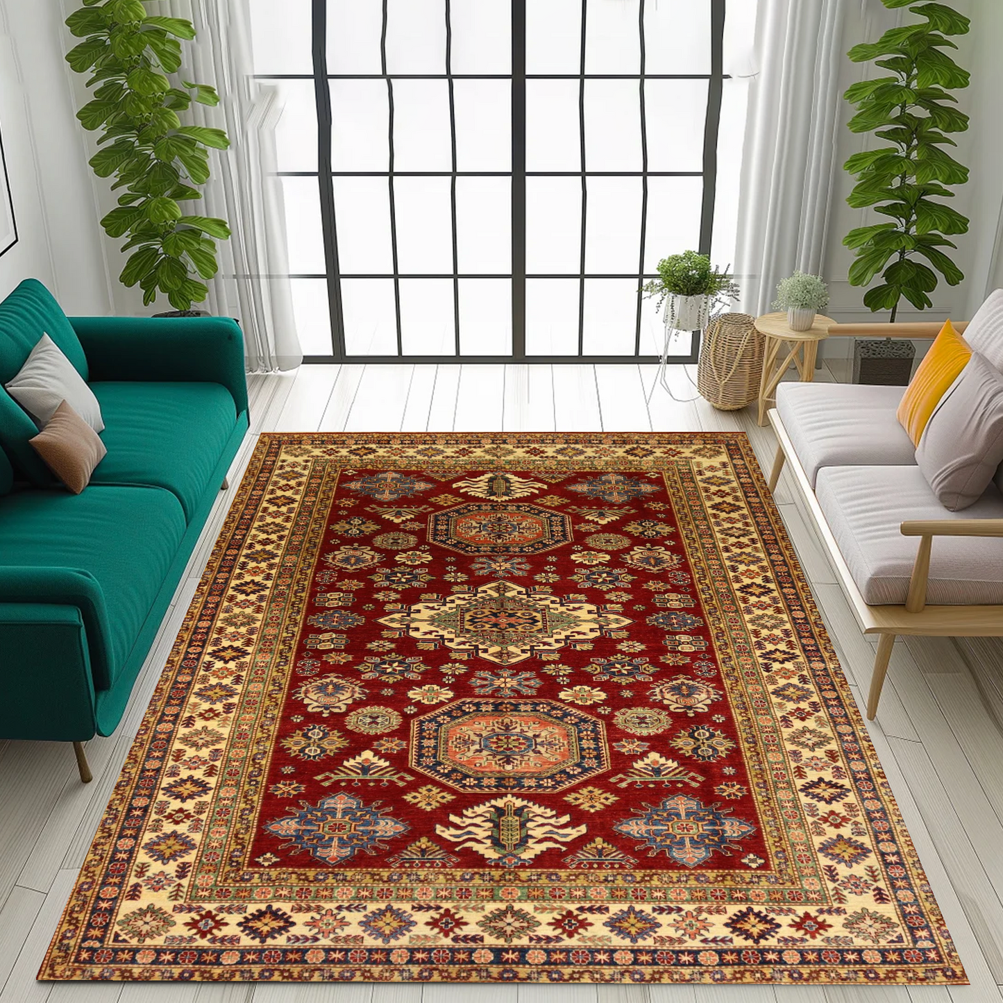 Afghan Rug - 10.03×6.7Ft.