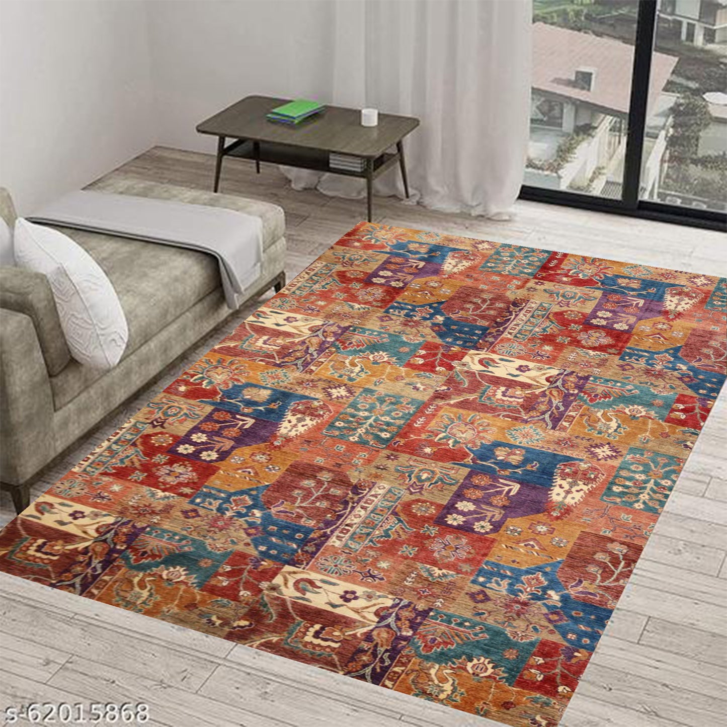 Afghan Rug -10.1×6.9FT