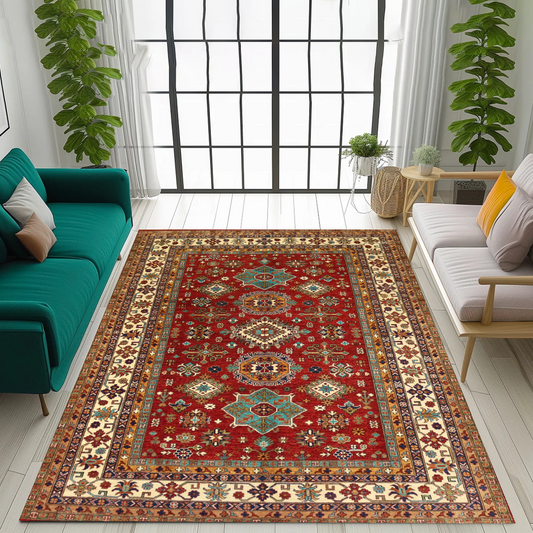 Afghan Rug - 9.8×6.9Ft.