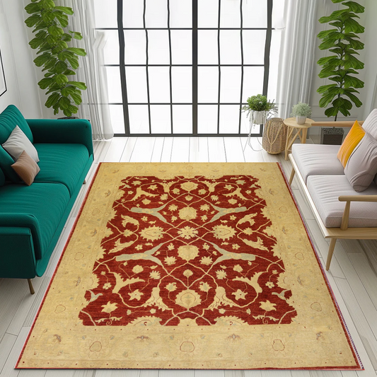 Handmade Rug -9.6×8.1Ft.